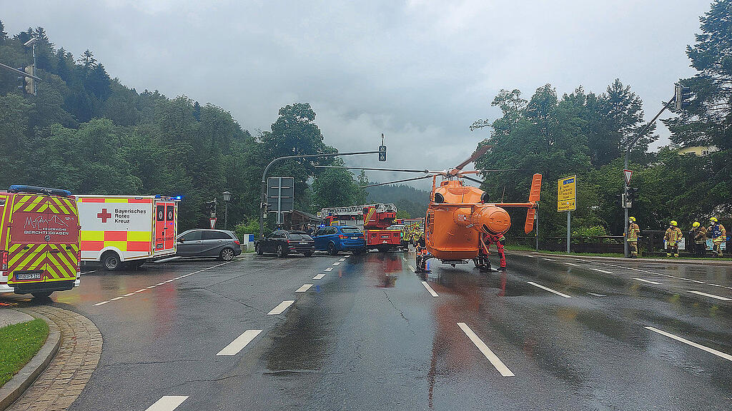 Unfall Hilfs-Lkw THW
