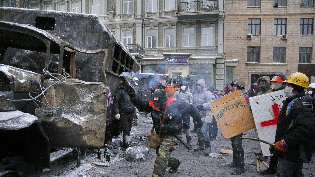 Kiew: Polizei erschießt zwei Demonstranten