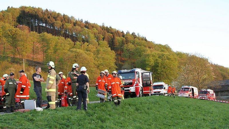 Einsatzkräfte proben Ernstfall
