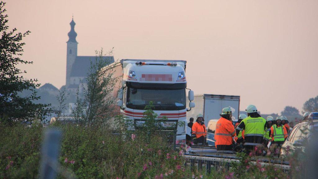 Auffahrunfall auf der A8
