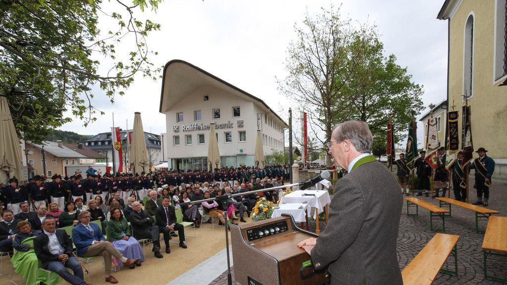 Ortszentrum in Thalgau von Landeshauptmann Haslauer eröffnet