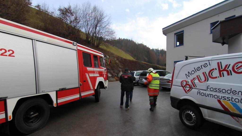 Einsatzbilder vom Gasaustritt