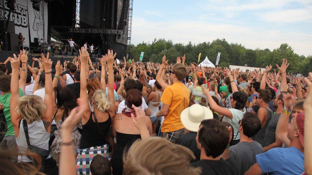 Kraftklub und Stimmung am Frequency 2. Tag 2012