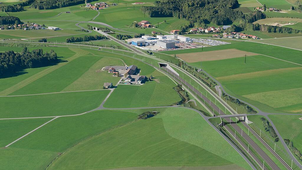 ÖBB-Hochleistungsstrecke: Tunnelportal Köstendorf