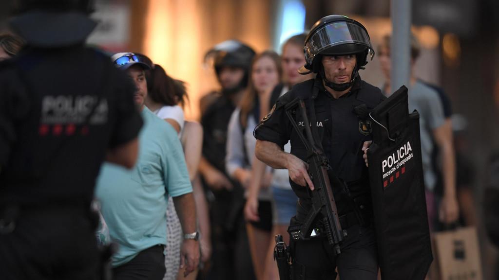 Terror in Barcelona: Bilder vom Abend