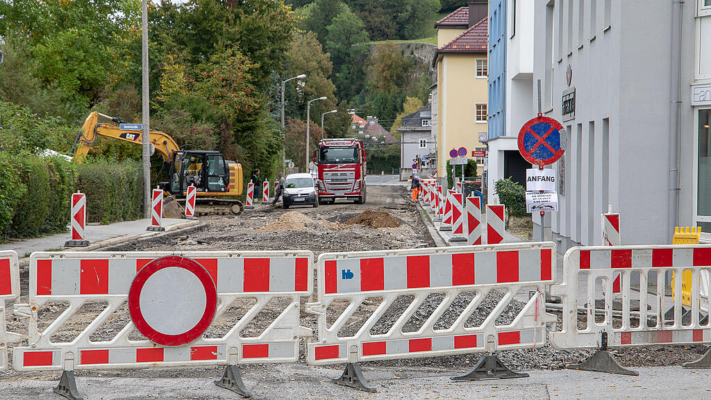 Baustelle Willibald-Hauthaler-Straße