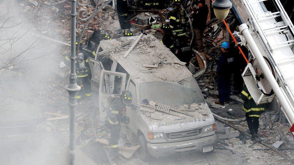 Explosion in New York: Zwei Gebäude eingestürzt