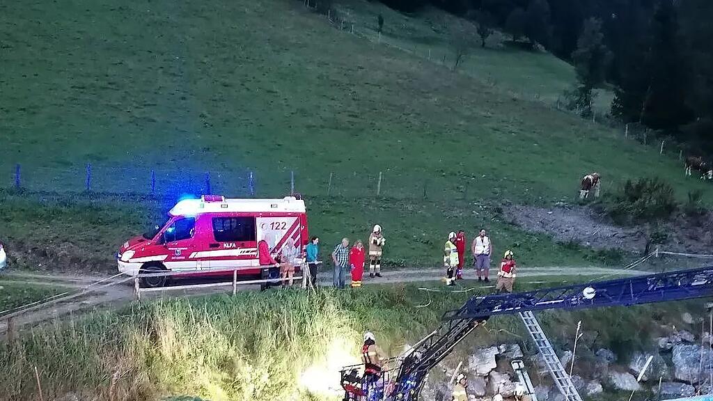 Rettung aus Bach Bad Gastein