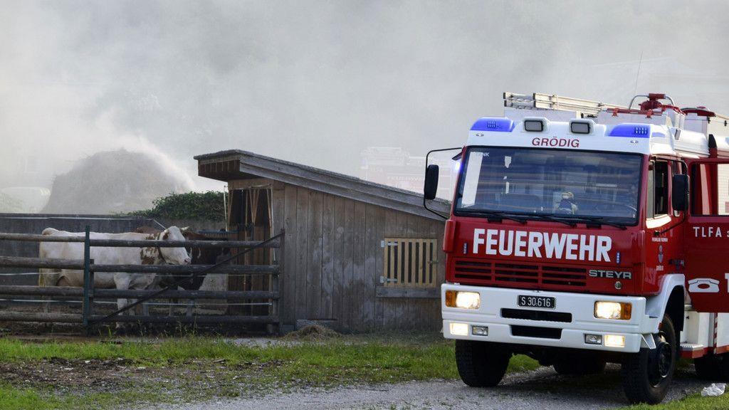 Brand in Grödig