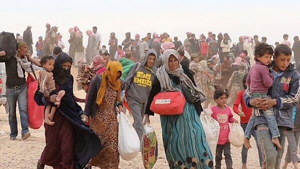 Millionen Syrer sind im Nahen Osten auf der Flucht