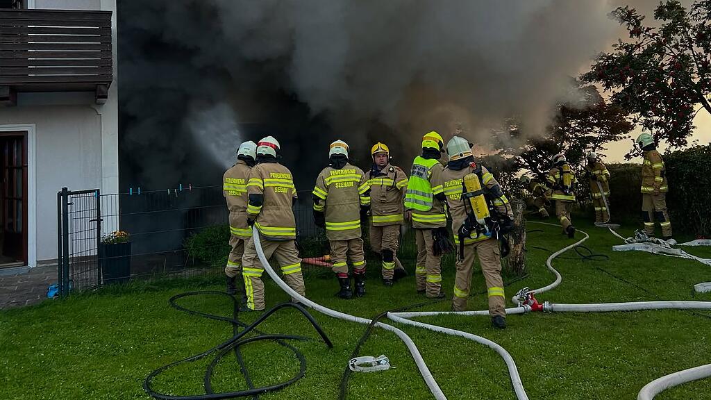 Kellerbrand in Seeham