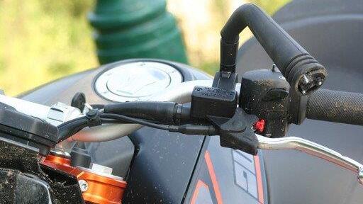 Motorradunfall auf B154