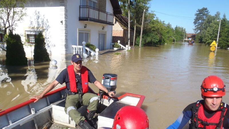Wasserrettung Salzburg in Bosnien