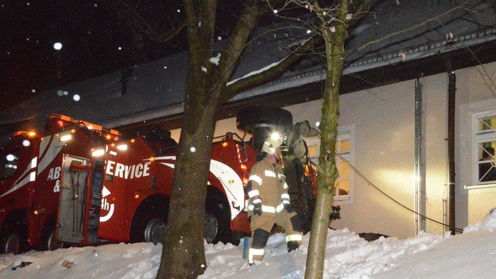 Schwierige Lkw-Bergung