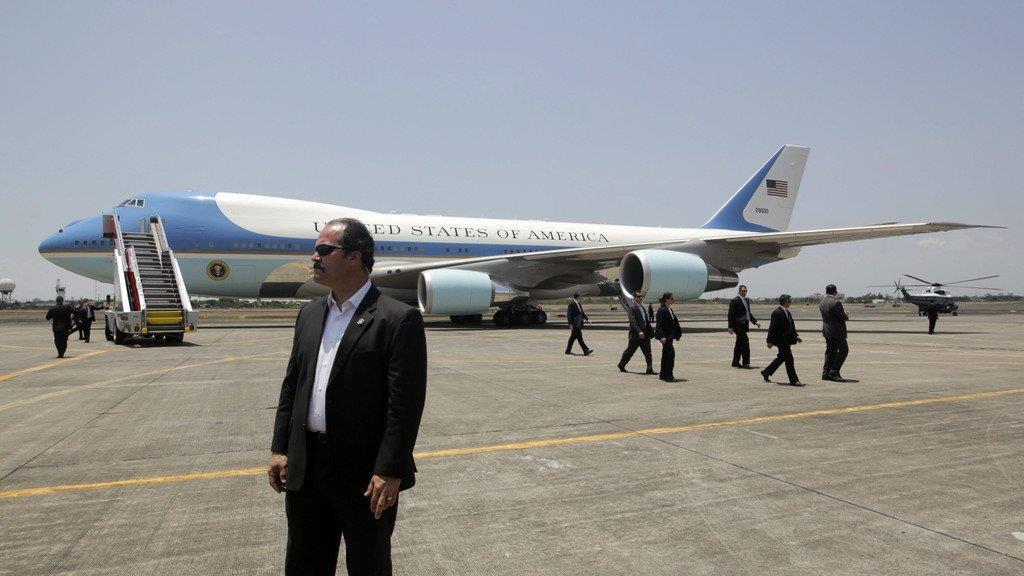 Die Air Force One in Aktion