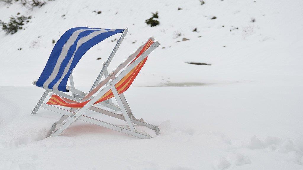 Schnee im Salzkammergut