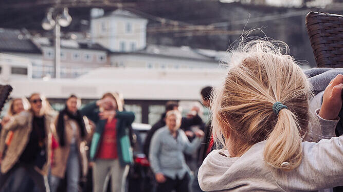Flashmob-Tanzen am Welt-Down-Syndrom-Tag