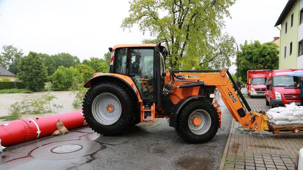 Hochwasser Mangfall Kolbermoor