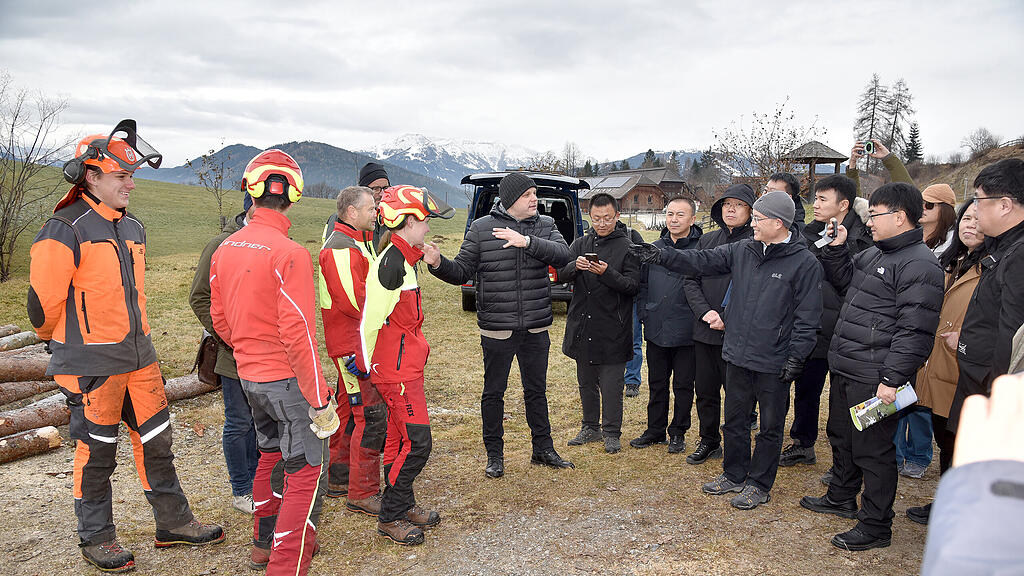 China-Delegation in LFS Tamsweg