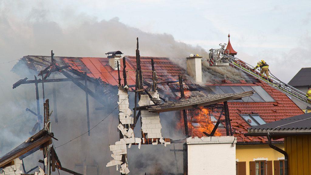 Großbrand in Seekirchen