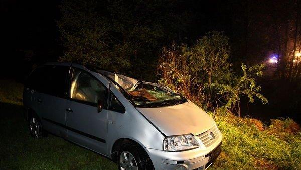 Bilder der Unfallstelle in Nußdorf