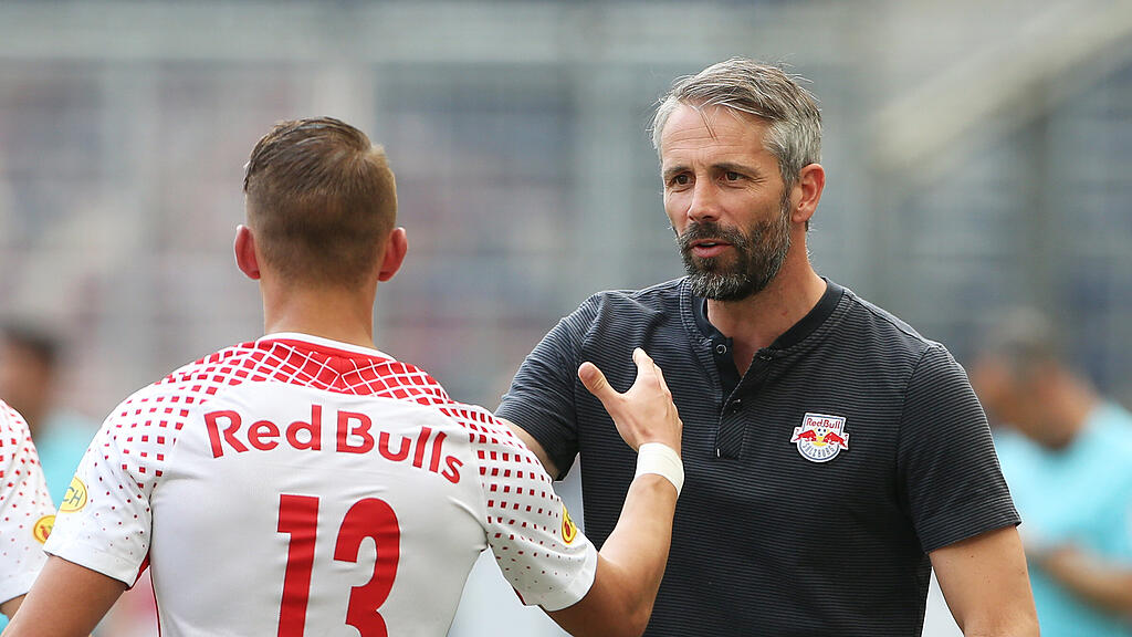 Salzburgs Erfolgstrainer Marco Rose ist erstmals Meister geworden.