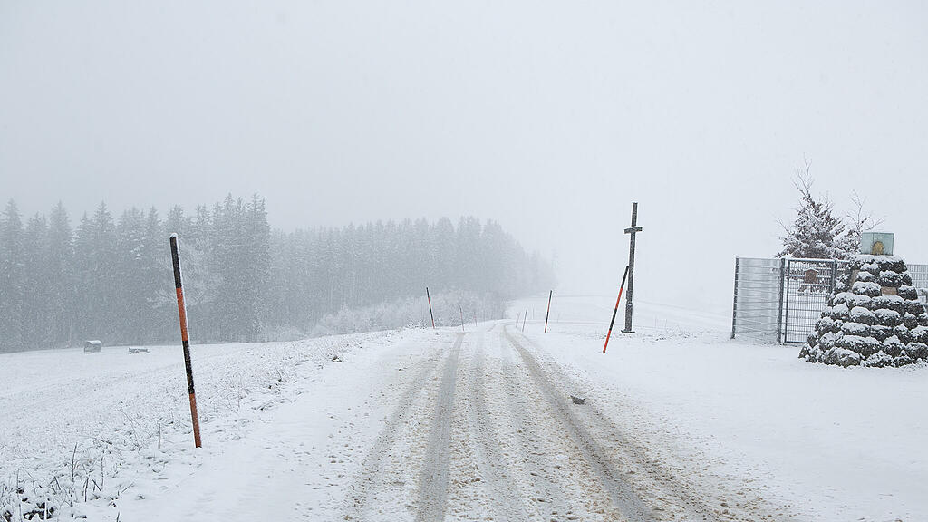 Schnee am Haunsberg