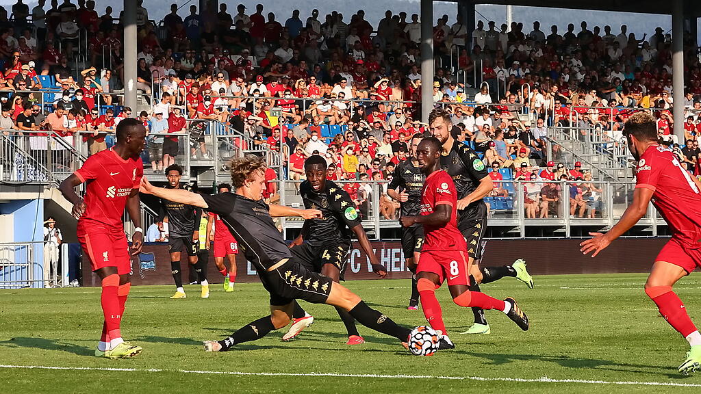 Mainz 05 gegen Liverpool Testspiel in Grödig