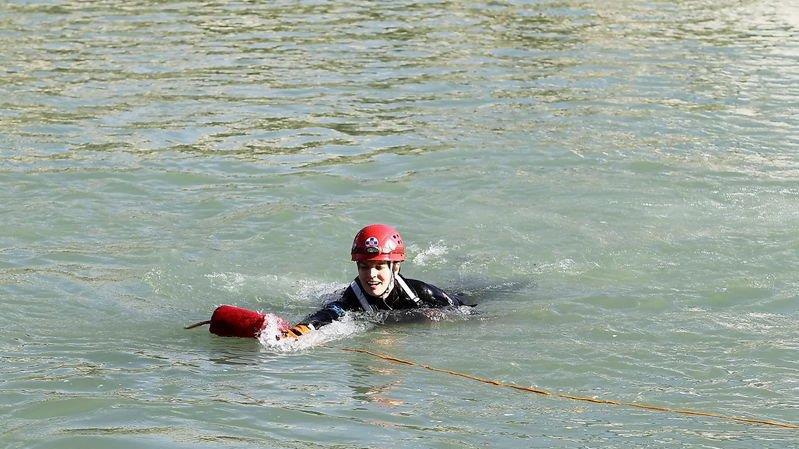 Schauübung der Wasserrettung