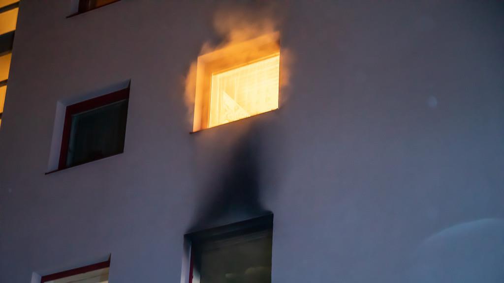 Küchenbrand in Lehen