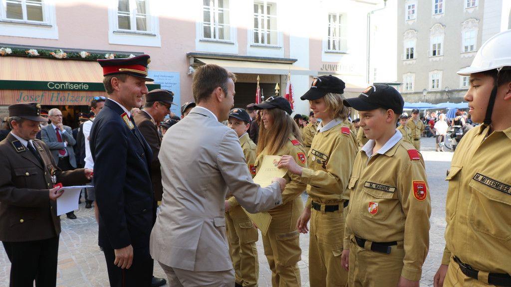 Florianifeier in der Stadt Salzburg