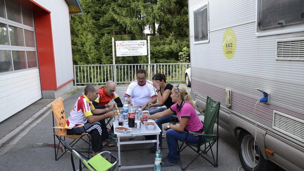 Team Solarfocus am Donnerstag