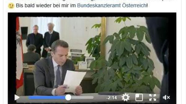 Augenzwinkernde Selbstironie steht dem Bundeskanzler gut