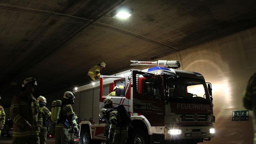Übung Tauerntunnel