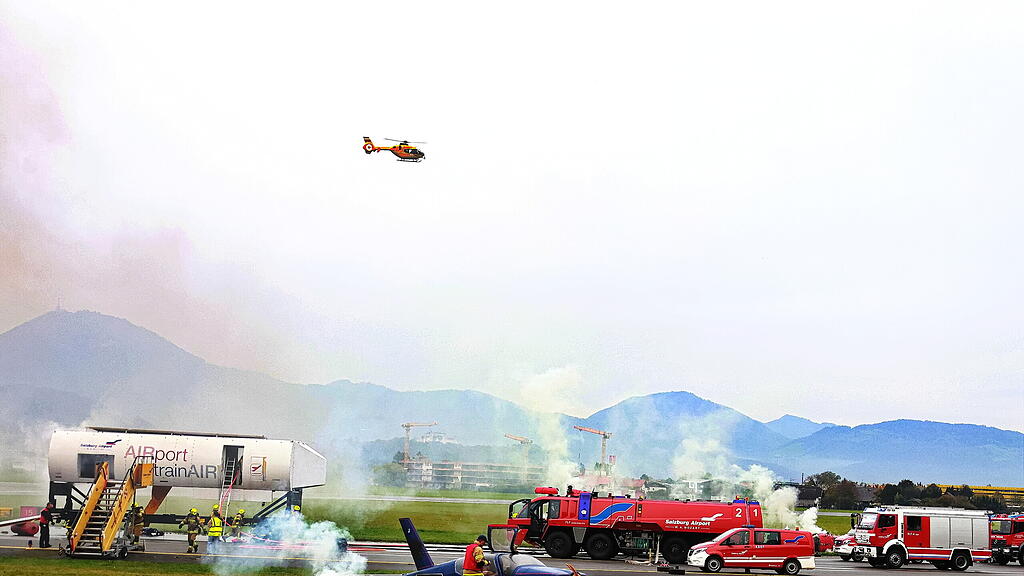 Notfall\u00fcbung am Airport