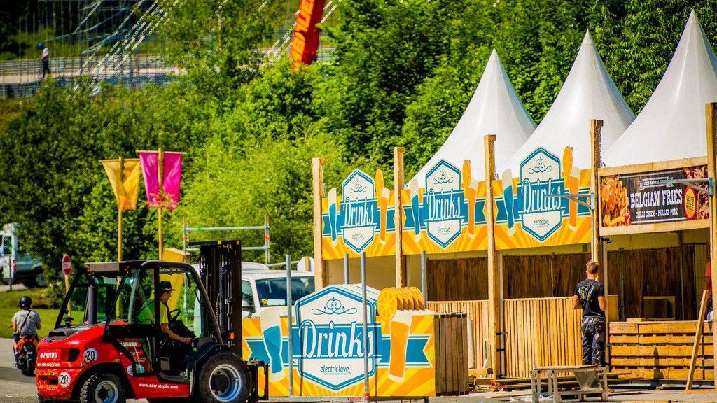Electric Love Festival 2016: Der Aufbau, II