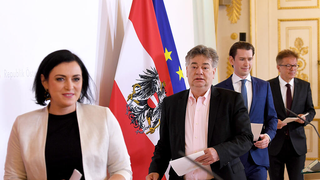 Köstinger, Kogler, Kurz, Anschober
