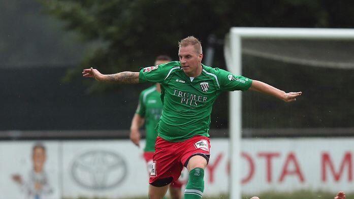 Patrick Mayer ging in der 91. Minute mit Gelb-Rot vom Platz.
