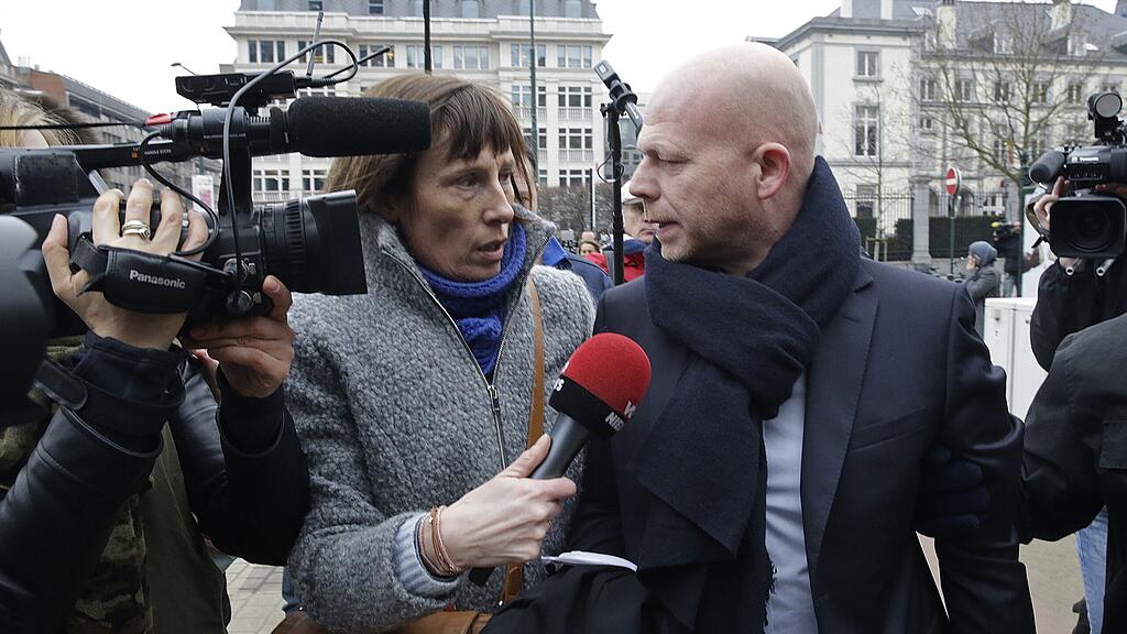 Salah Abdeslams Anwalt Sven Mary am Donnerstag in Brüssel.