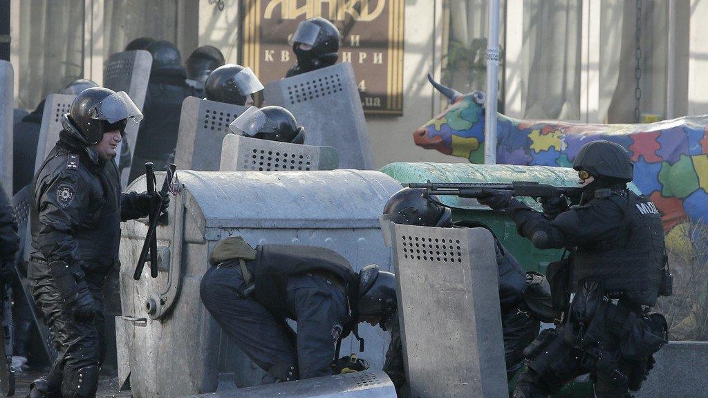 Gewalt-Eskalation in Kiev