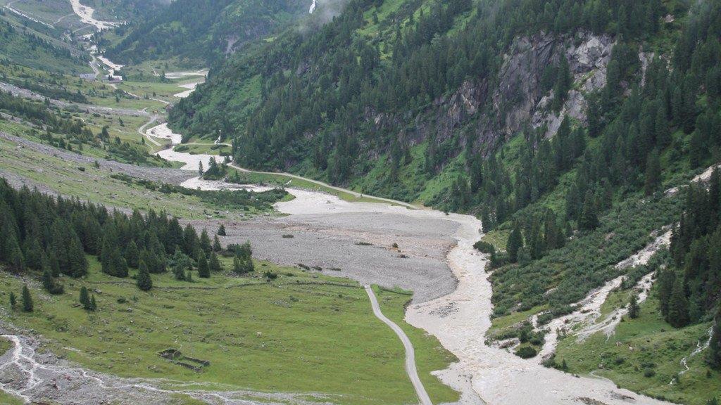 Hochwasser in Neukirchen: Luftaufnahmen