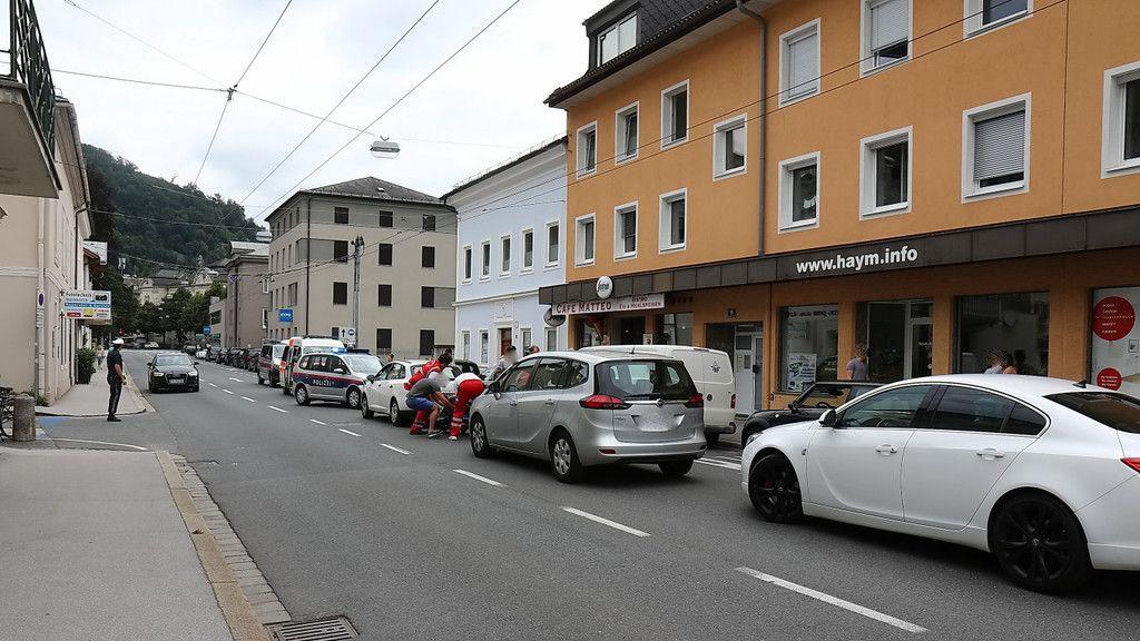 Mopedunfall in der Petersbrunnstraße