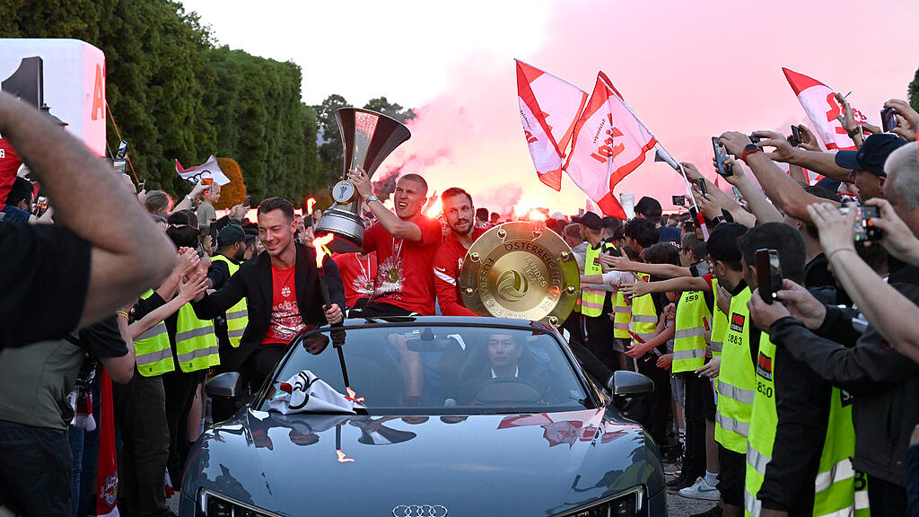 Meisterfeier FC Red Bull Salzburg 2022