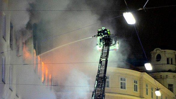 Brand in der Wiener Innenstadt