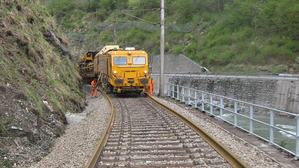 Die Gleisneuanlage der ÖBB.