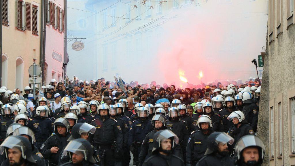 Fanmarsch Marseille vs. Red Bull Salzburg