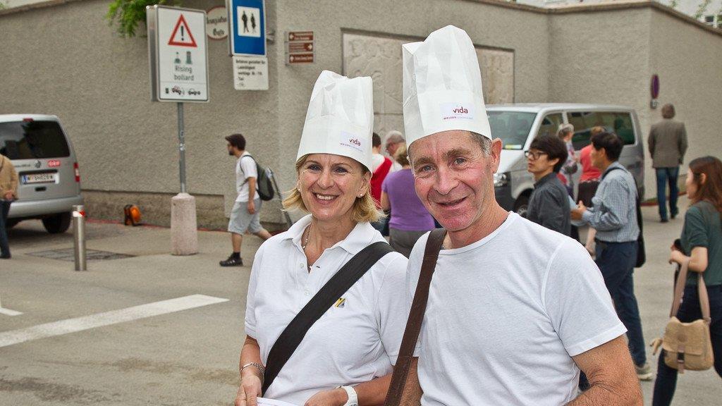Gastronomen-Demo am Residenzplatz