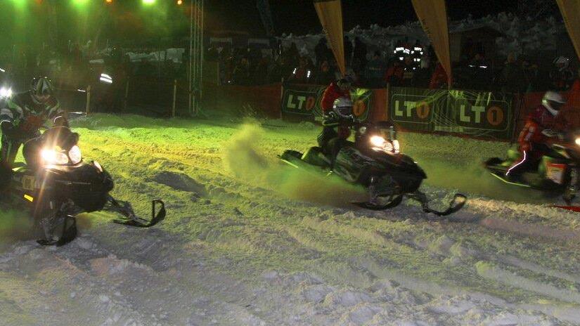 Snow Speedhill Race in Ried