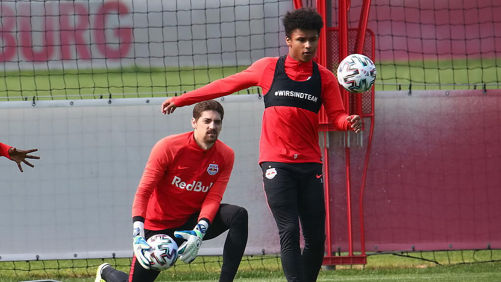 Red Bull Salzburg, Training, Karim Adeyemi, Cican Stankovic