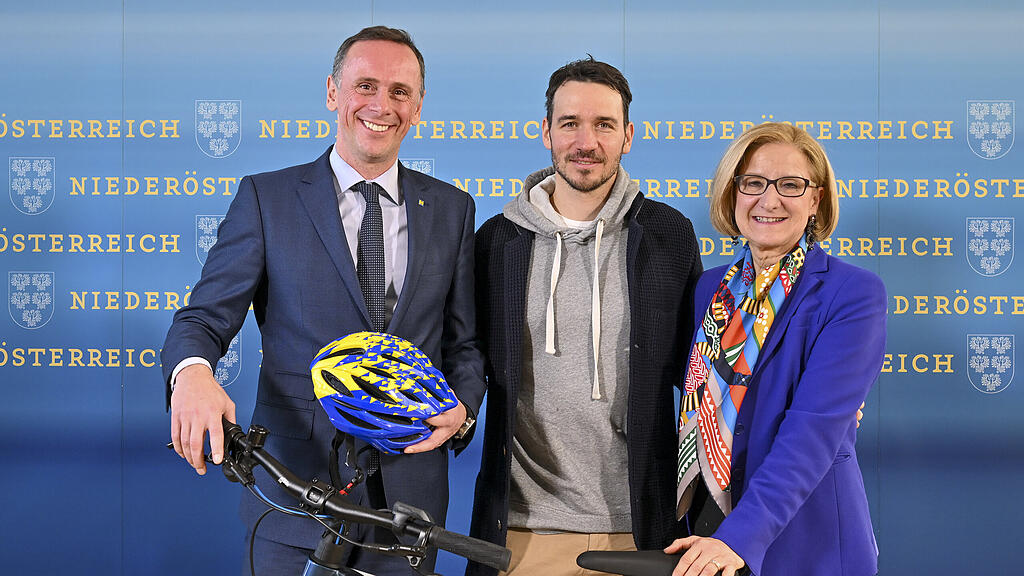 Jochen Danninger, Felix Neureuther, Johanna Mikl-Leitner
